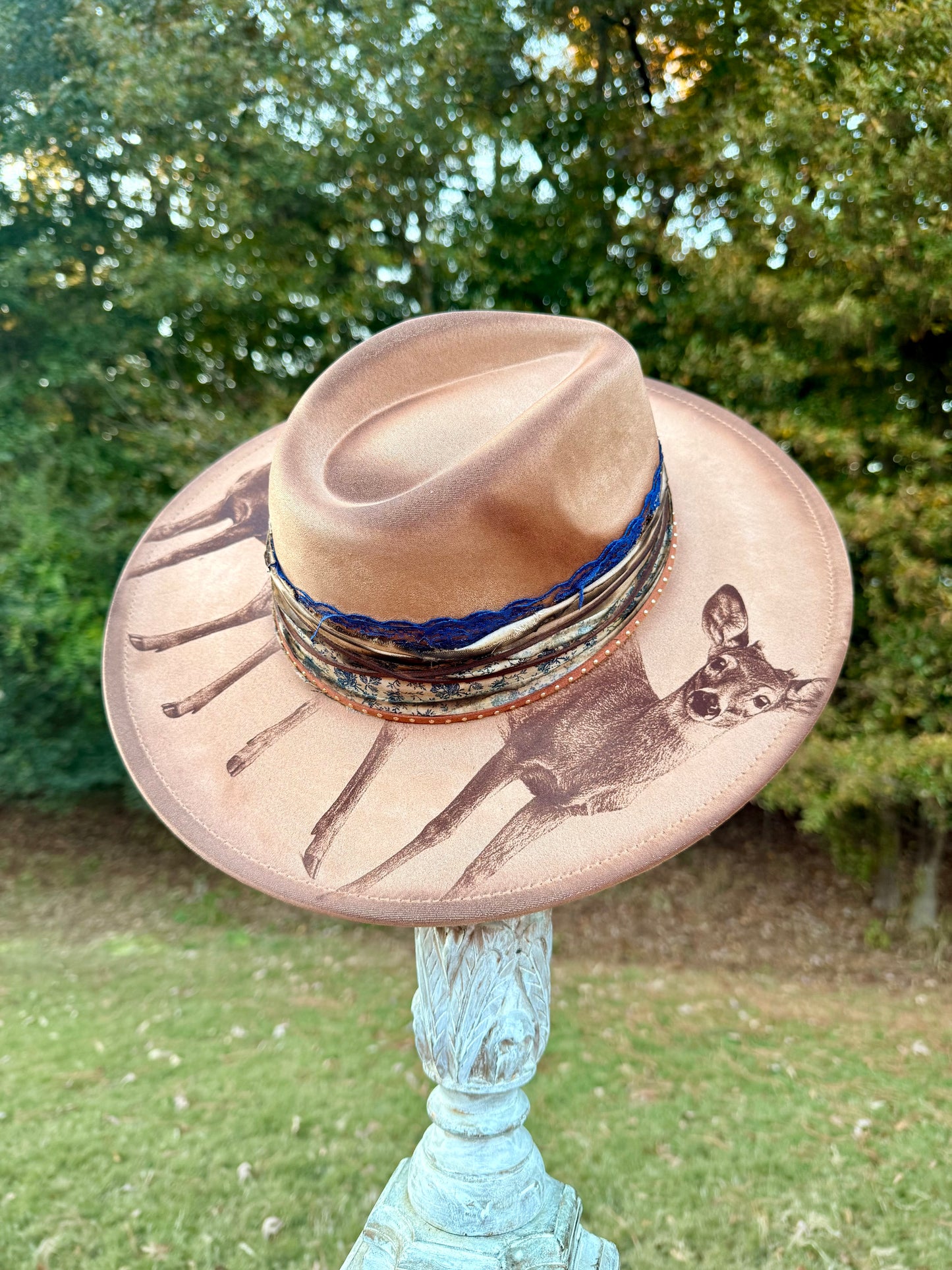 Baby and Buck- Fawn Wide Brim