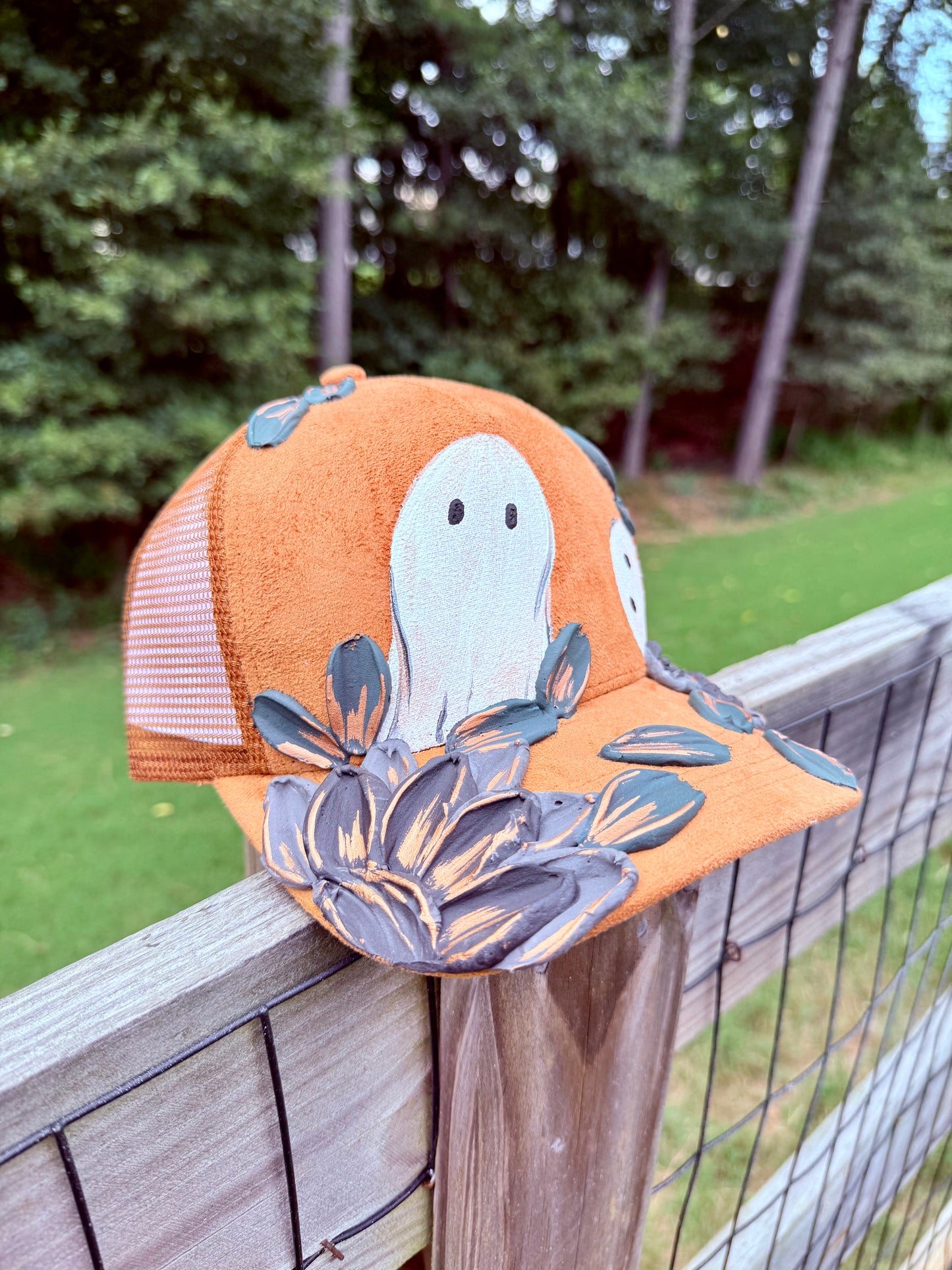 Camel 3D ghost trucker hat