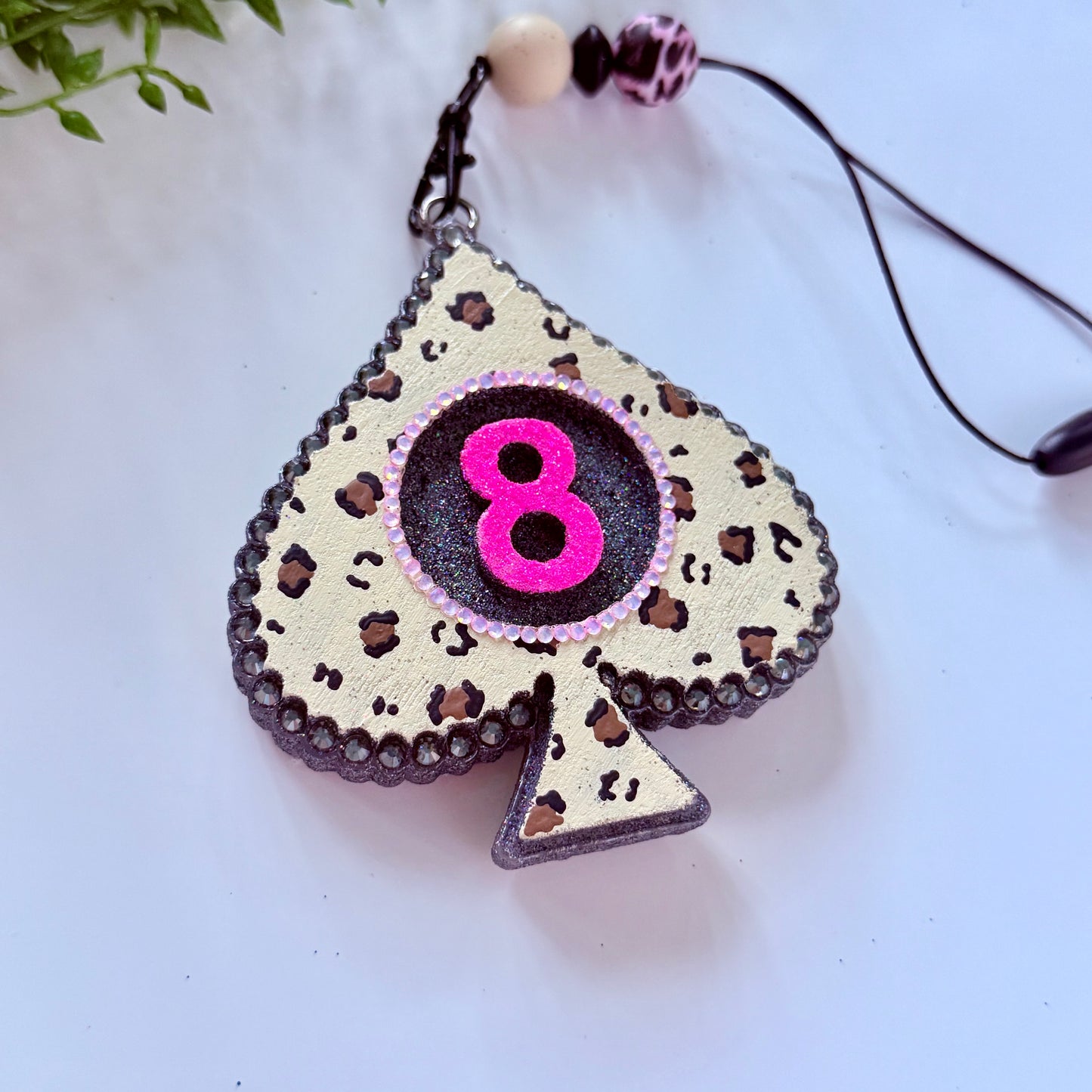 Leopard Spade Car Freshie