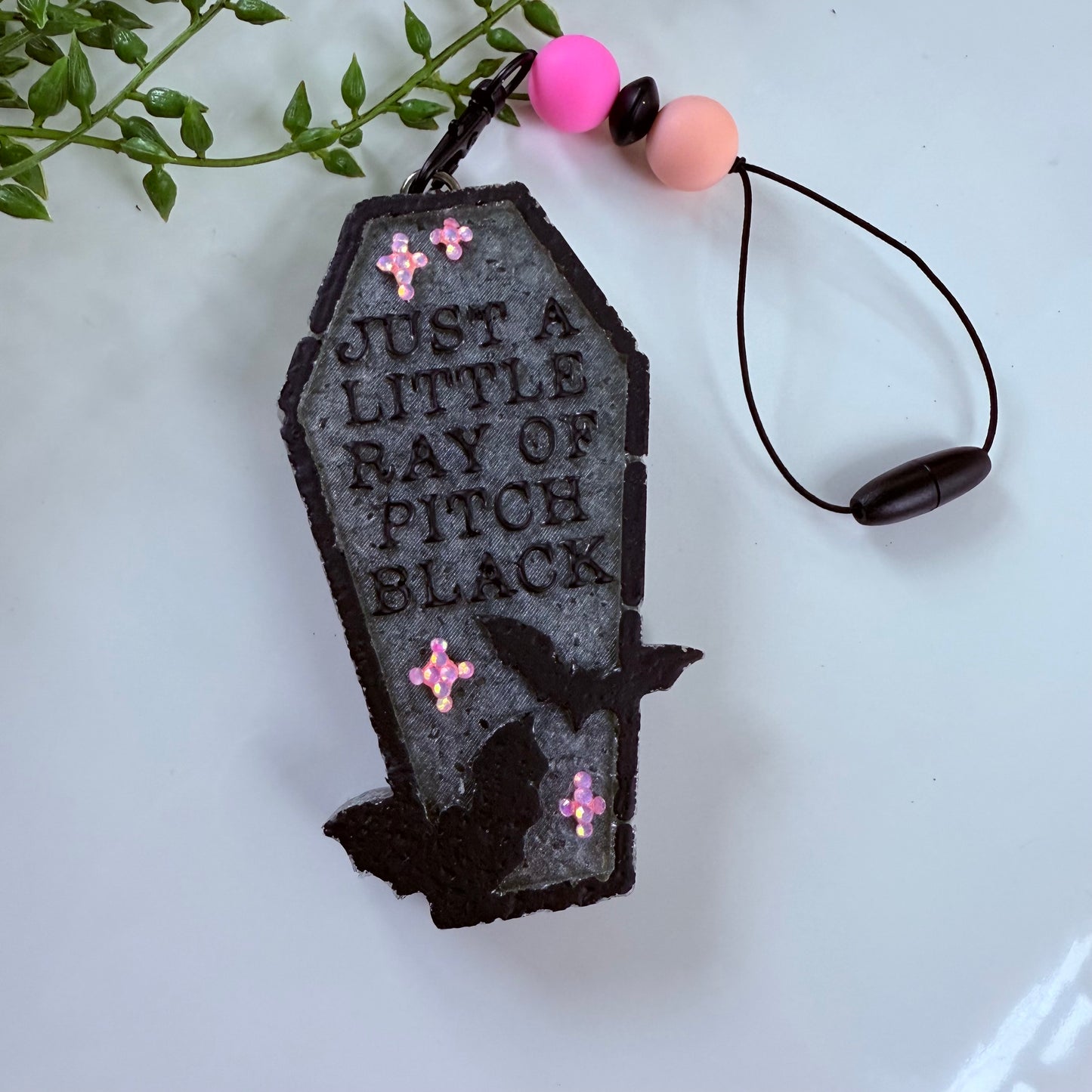 Just A Little Ray of Pitch Black Car Freshie