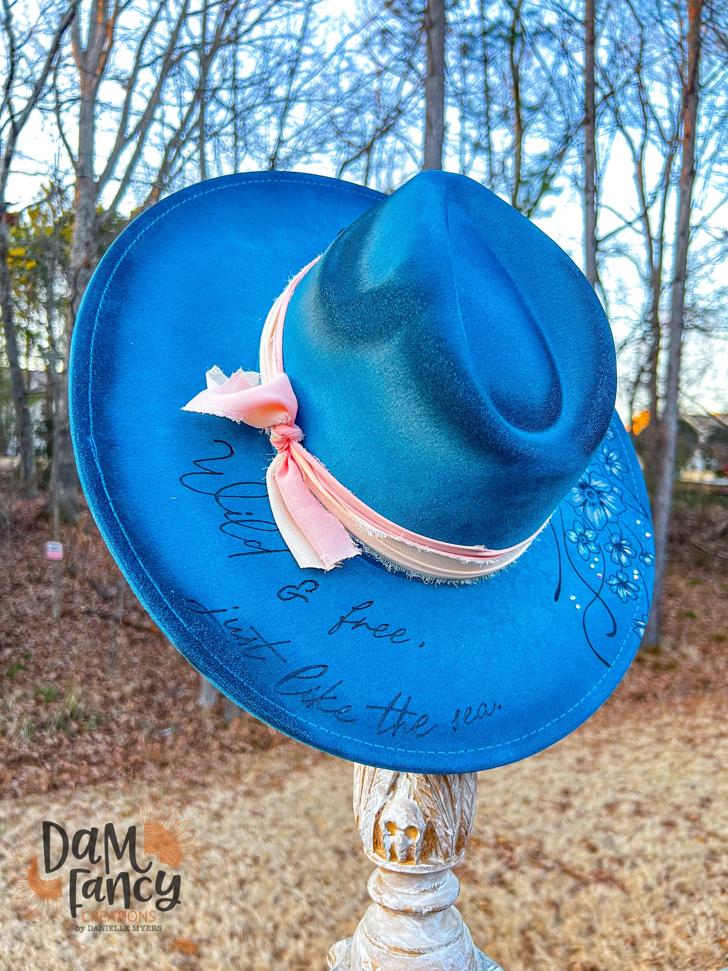 Floral Jellyfish Wide Brim