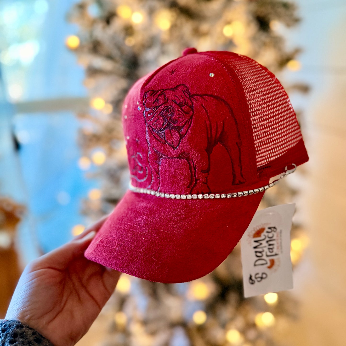 Red Go Dawgs trucker hat