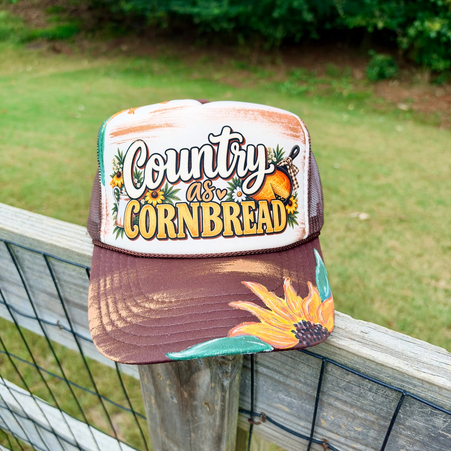 Country as Cornbread| southern Trucker Hat