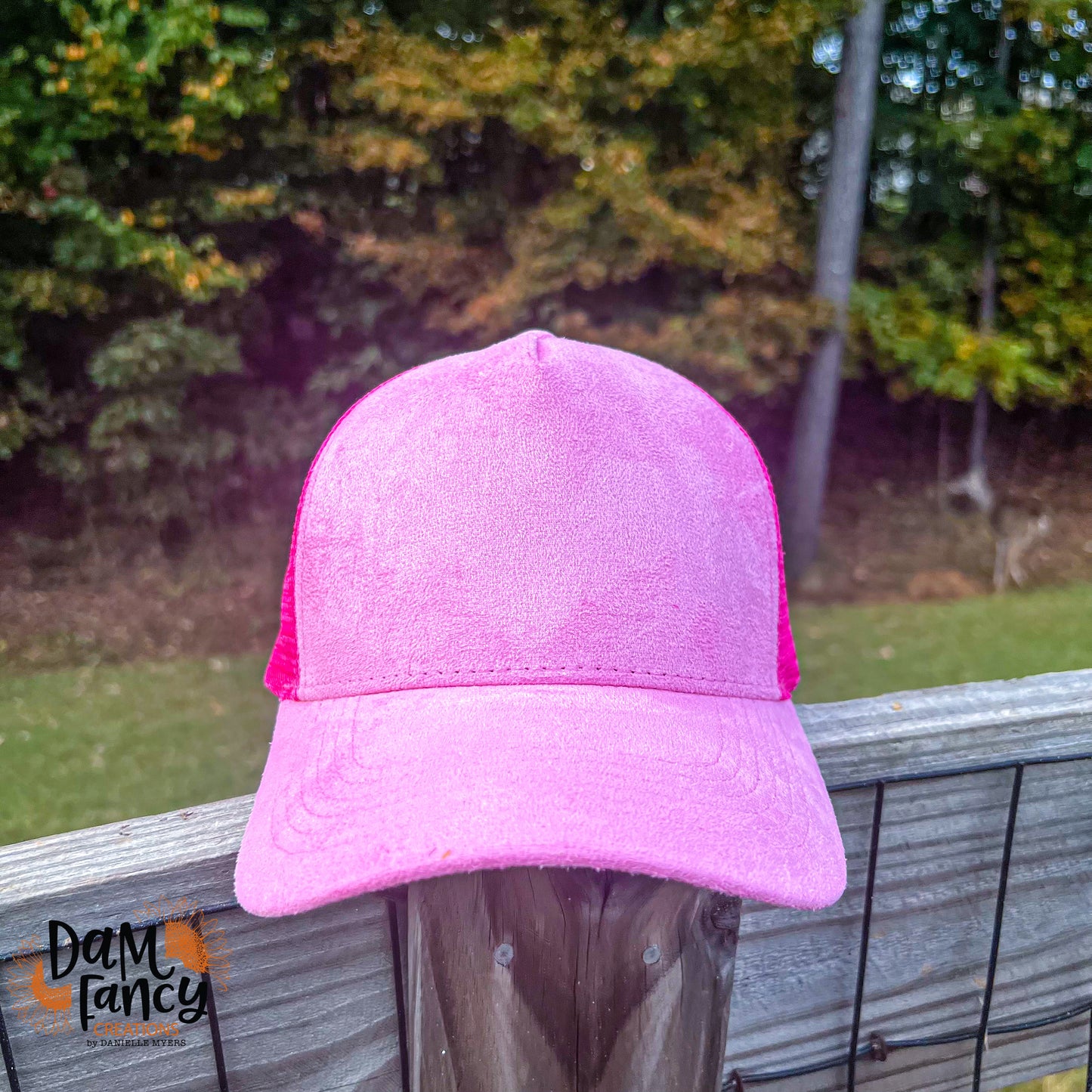 Pink Mesh Back Trucker Hat