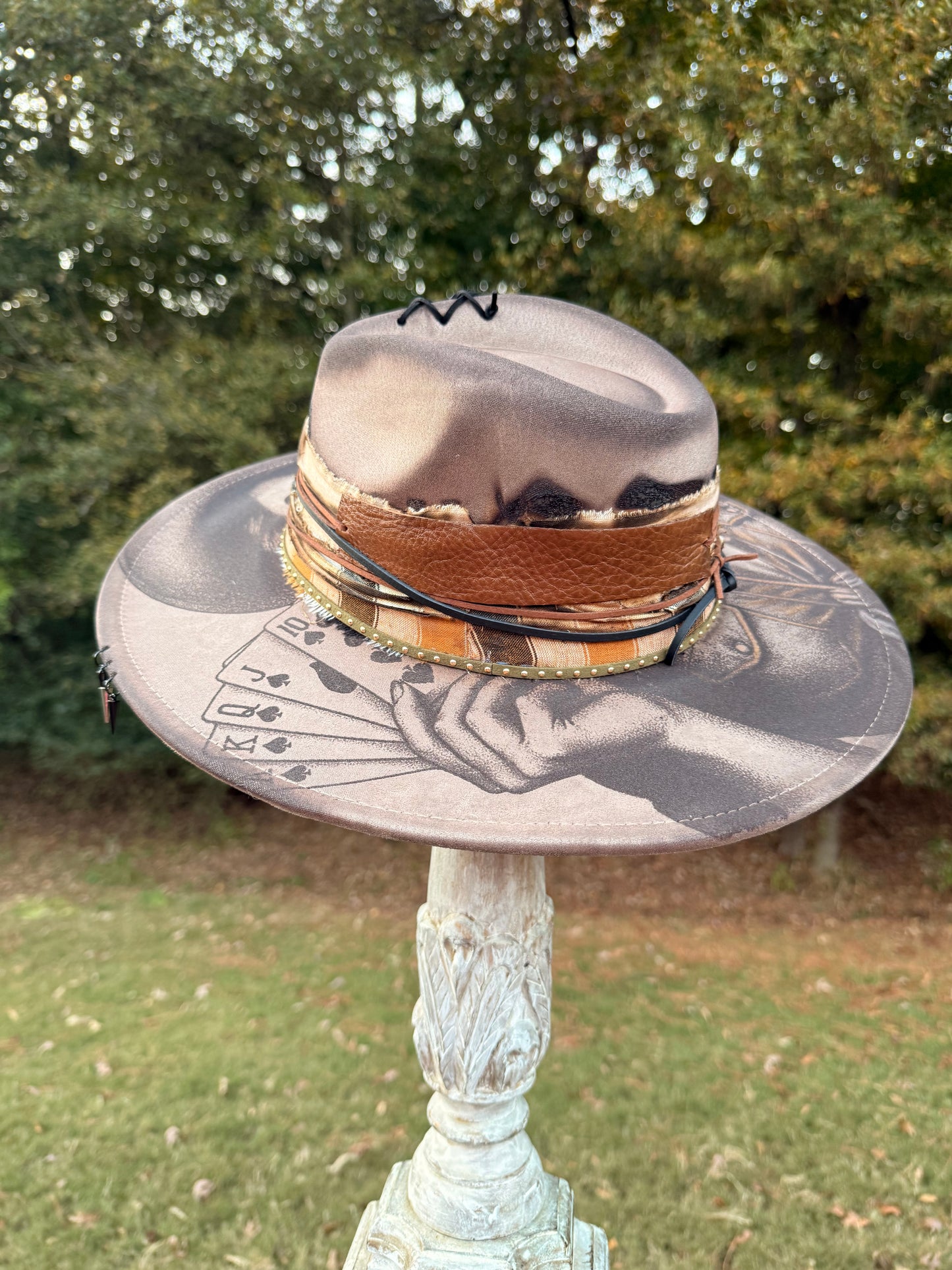 Poker Pin-Up wide brim
