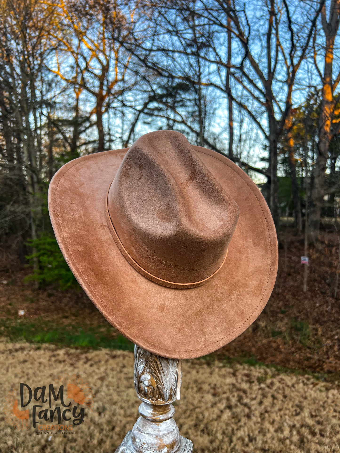 Tan Cattleman Style Cowboy Hat