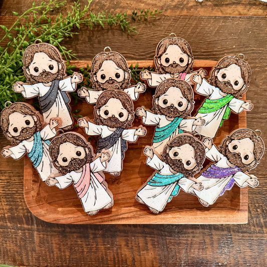 Wholesale Car Freshies- Jesus (open arms) (10 pk)