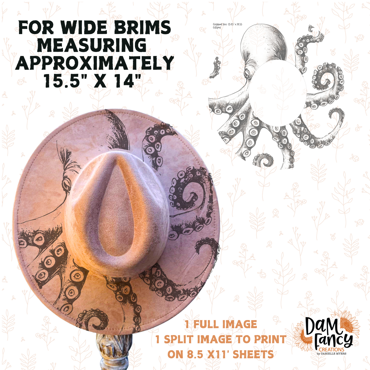 Octopus Hat Template