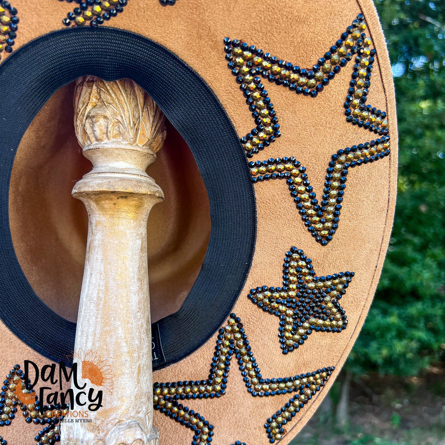 Rhinestone Stars Cowgirl Hat