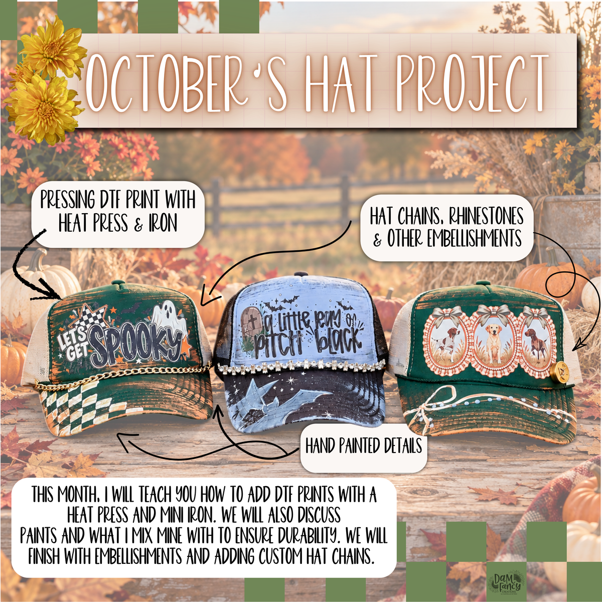 Hat Frosting October Craft Kit