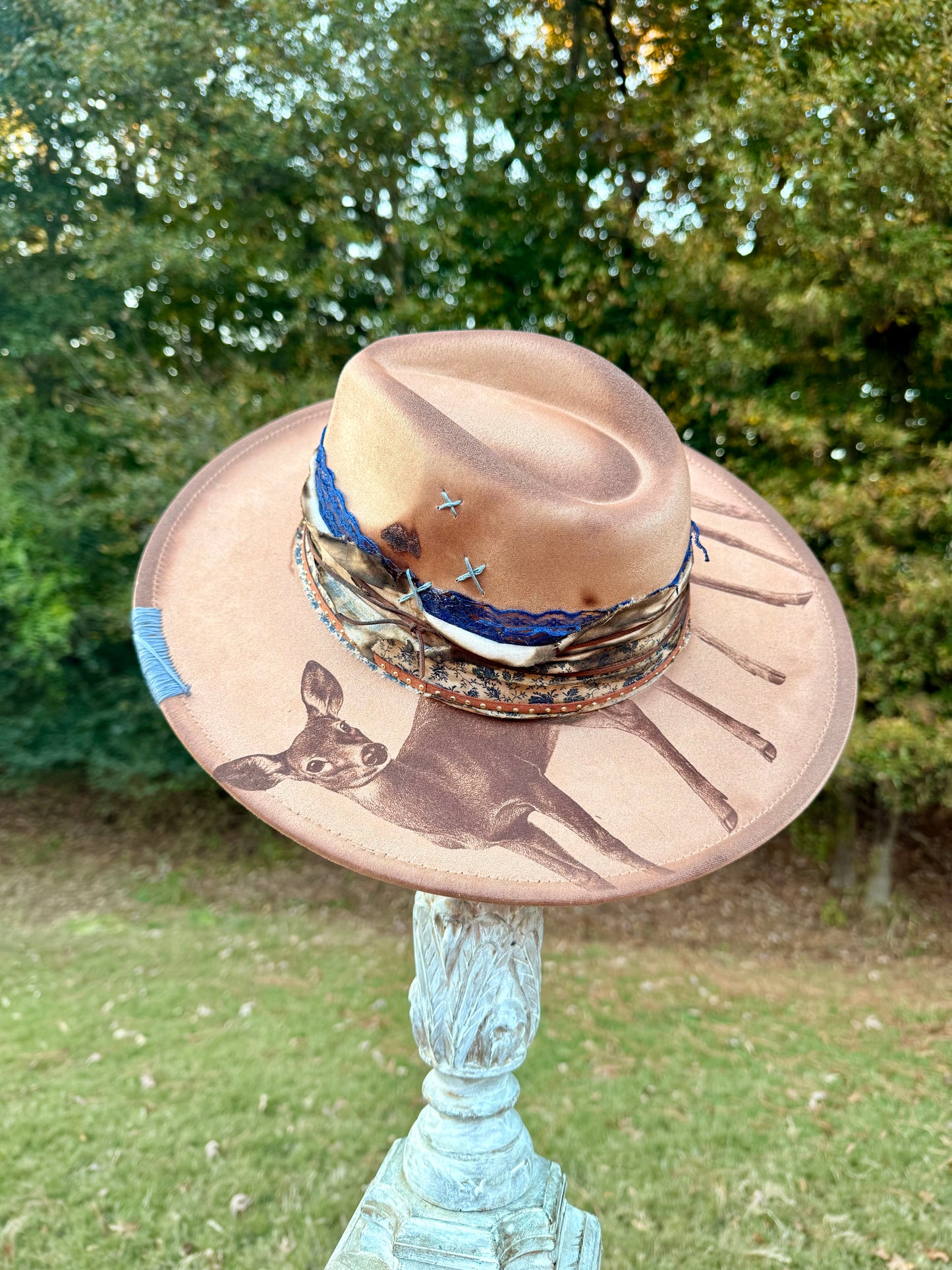 Baby and Buck- Fawn Wide Brim