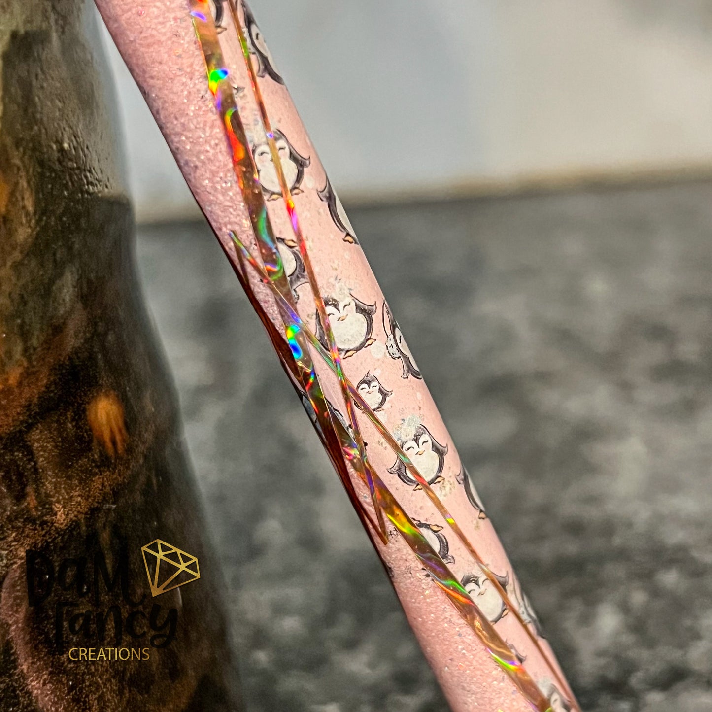 Pink Penguin Pen