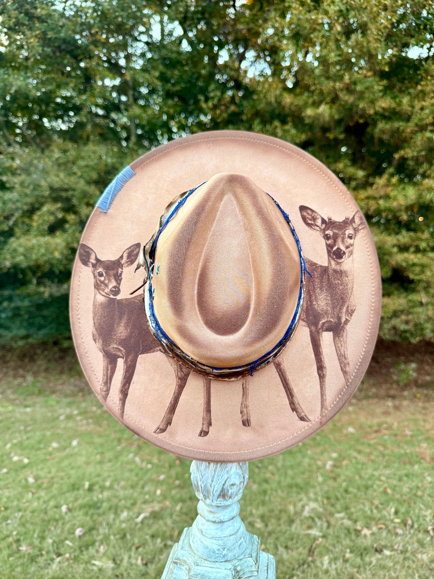 Baby and Buck- Fawn Wide Brim
