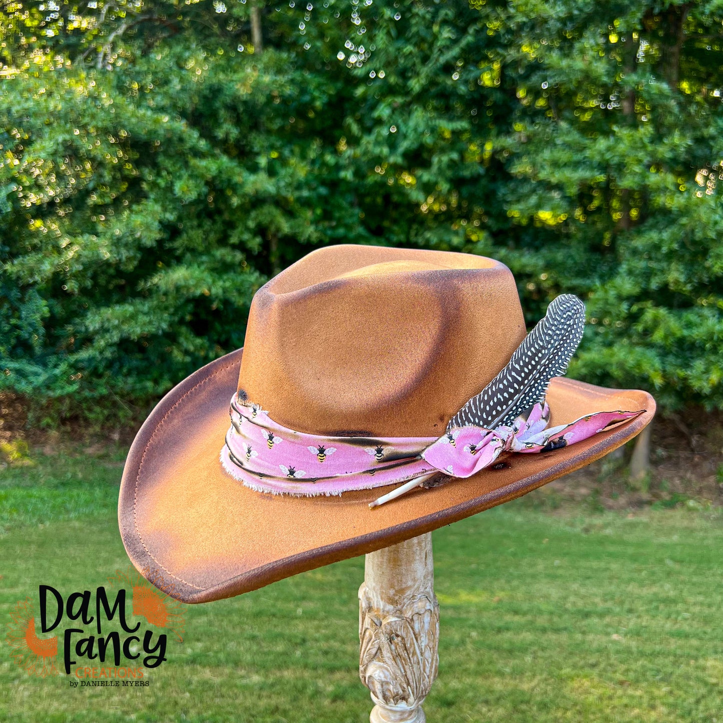 Sweet Peonies Cowboy Hat