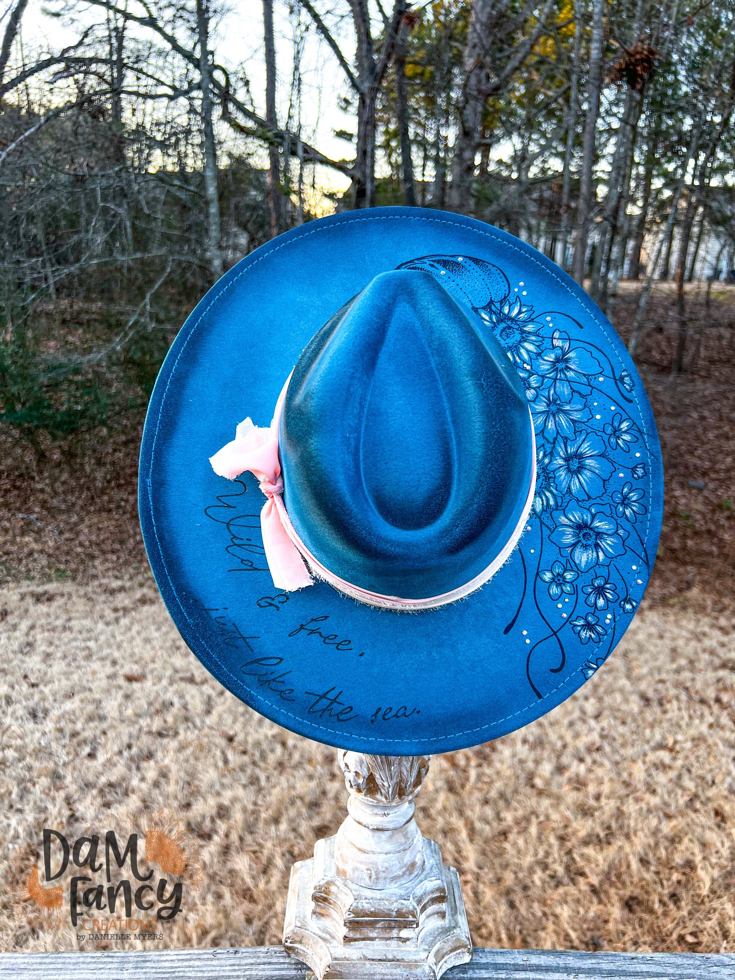 Floral Jellyfish Wide Brim
