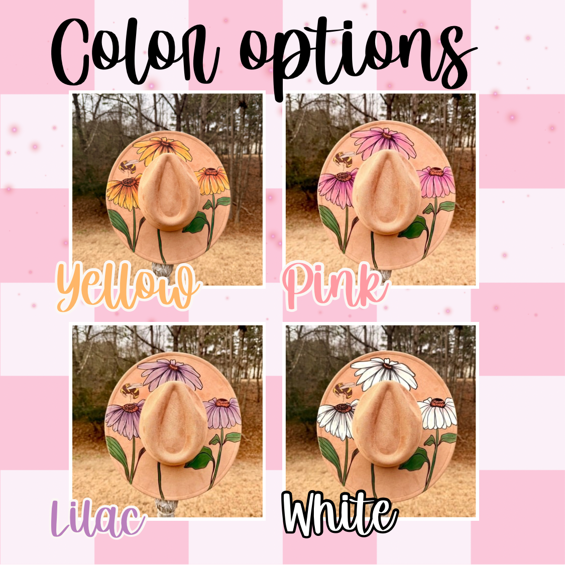 Painted Sunflower Hat Kit + Video Class