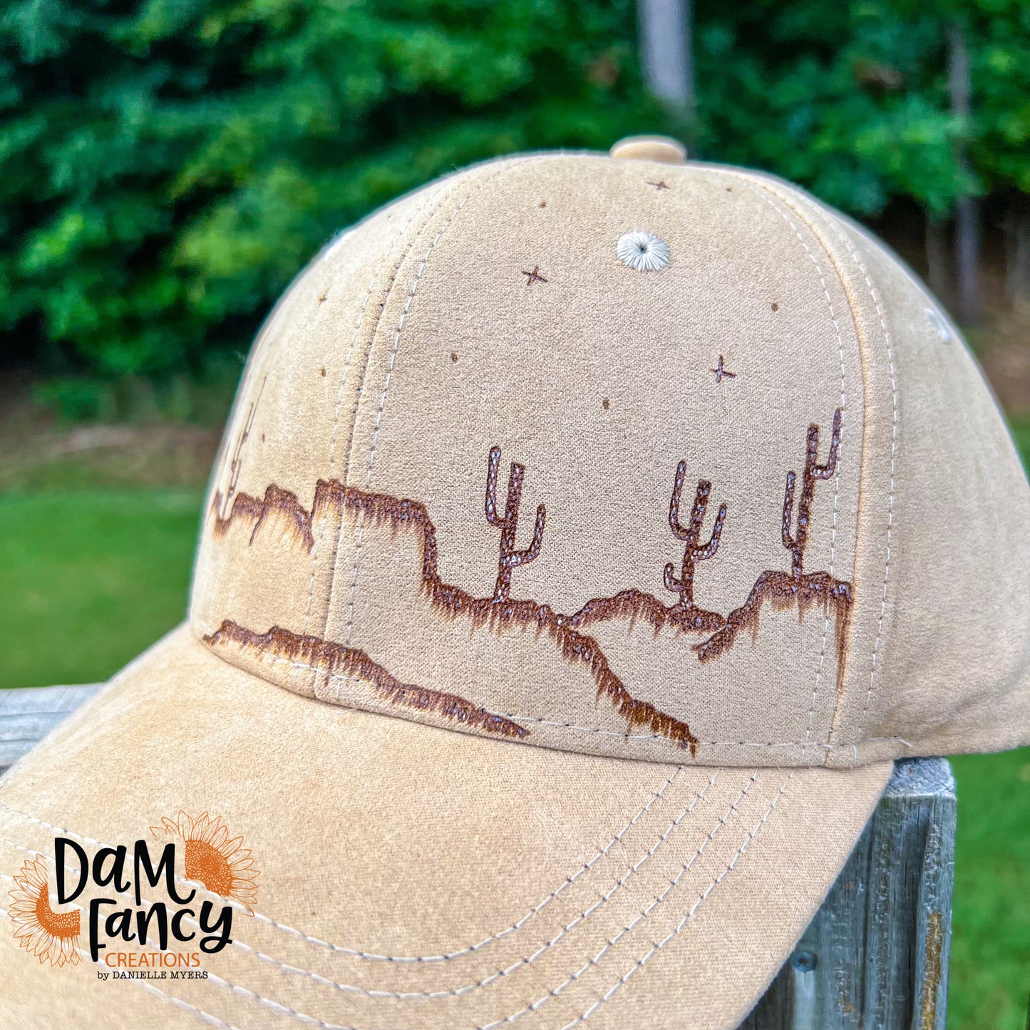 Desert Landscape Ball Cap- beige