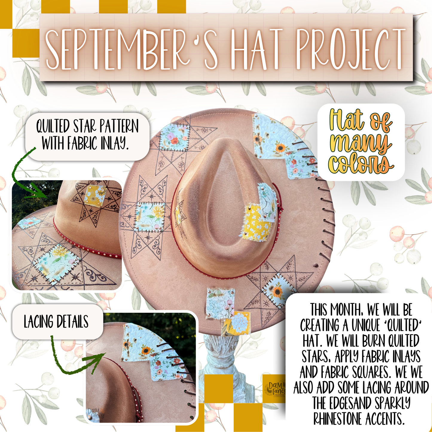 Hat Frosting September Craft Kit