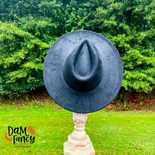 Black Wide Brim