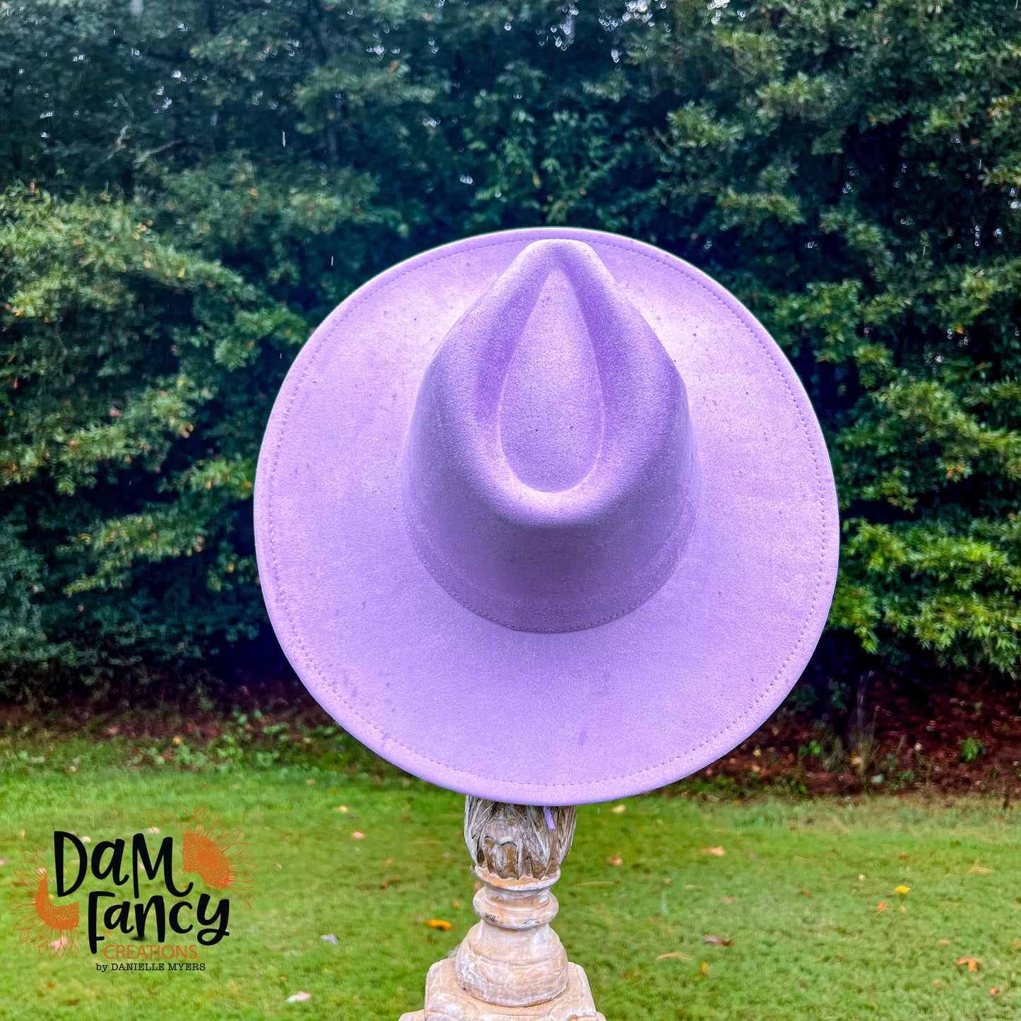 Light Purple Wide Brim