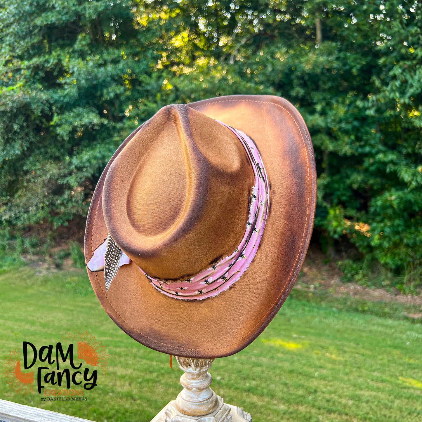 Sweet Peonies Cowboy Hat