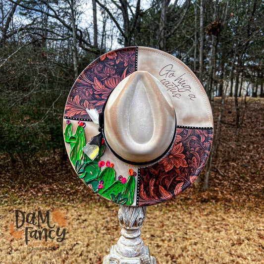 Go Hug A Cactus Wide Brim