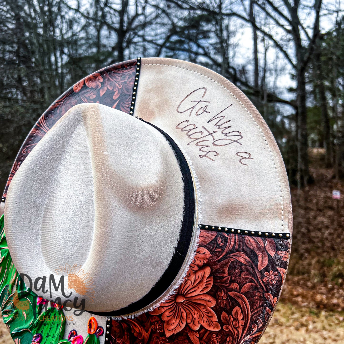 Go Hug A Cactus Wide Brim