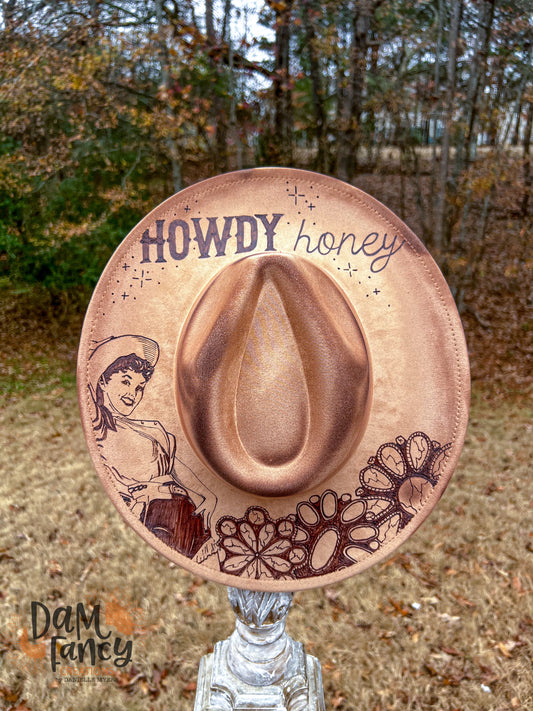 Howdy Honey Wide Brim Hat