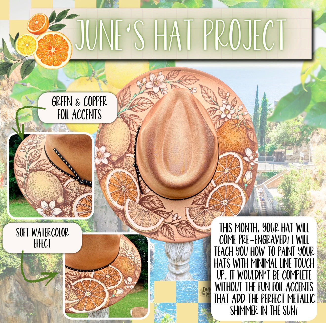 Hat Frosting June’s Craft Kit