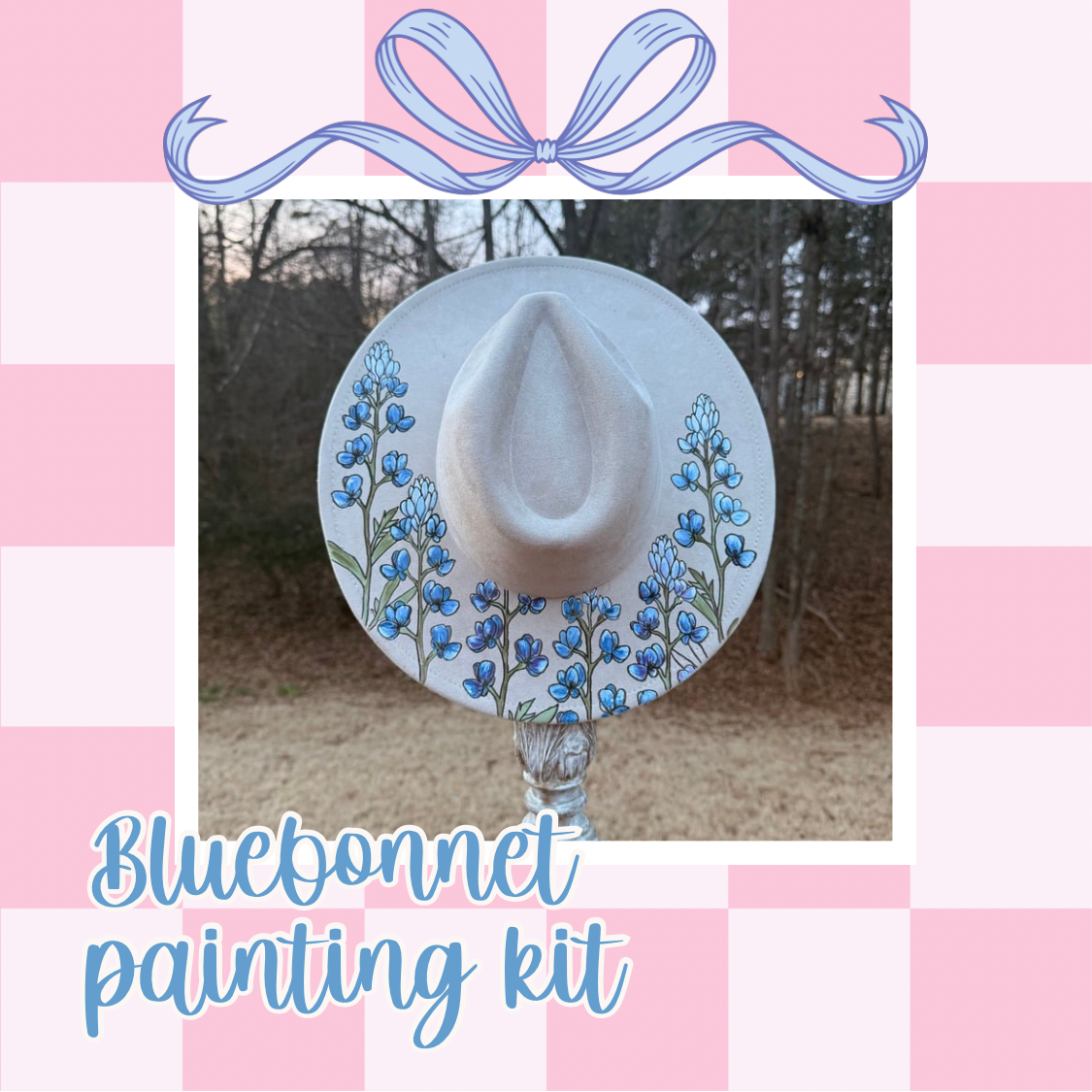 Painted Bluebonnets Hat Kit + Video Class