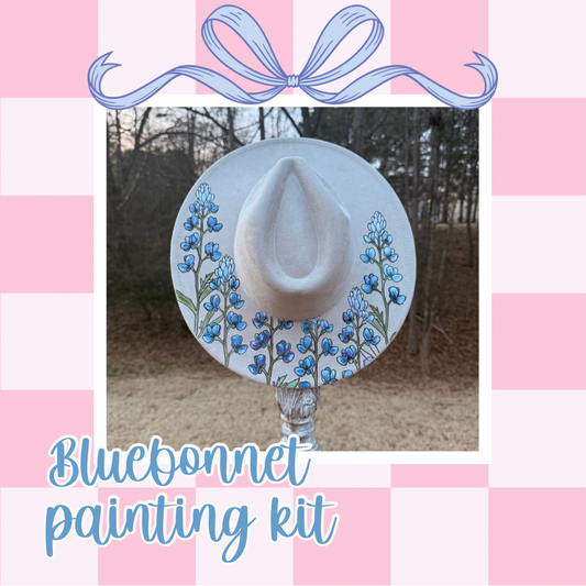 Painted Bluebonnets Hat Kit + Video Class
