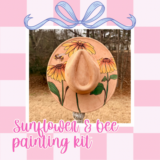 Painted Sunflower Hat Kit + Video Class