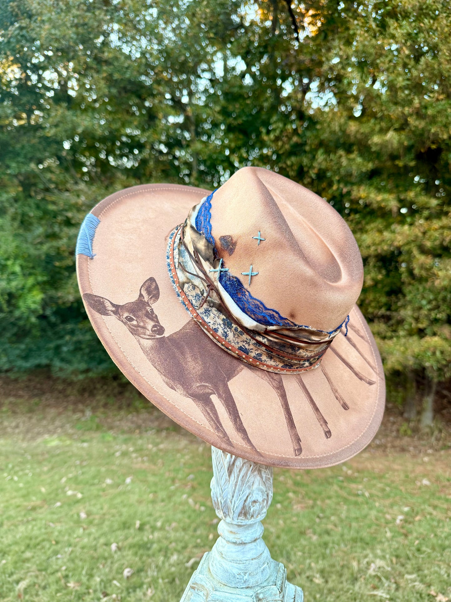 Baby and Buck- Fawn Wide Brim