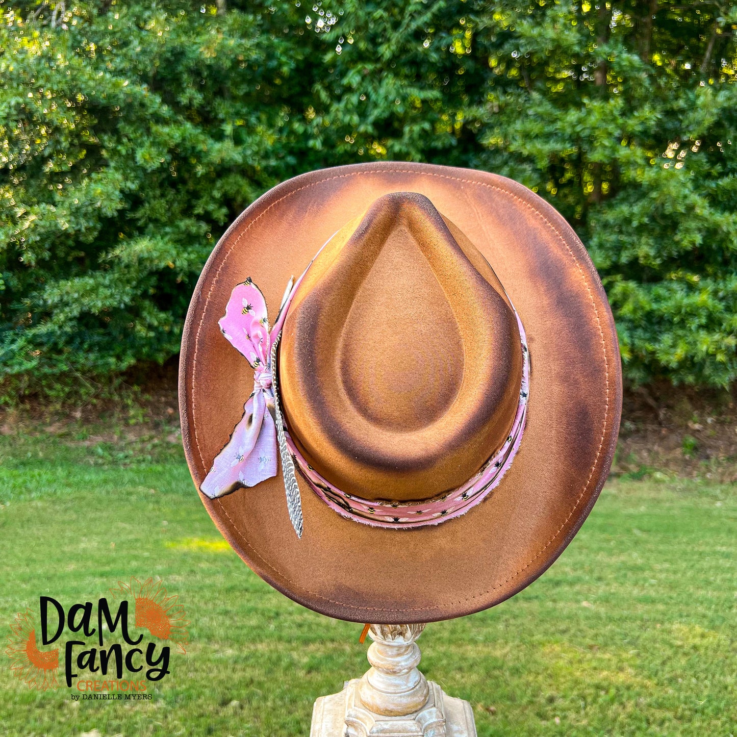 Sweet Peonies Cowboy Hat