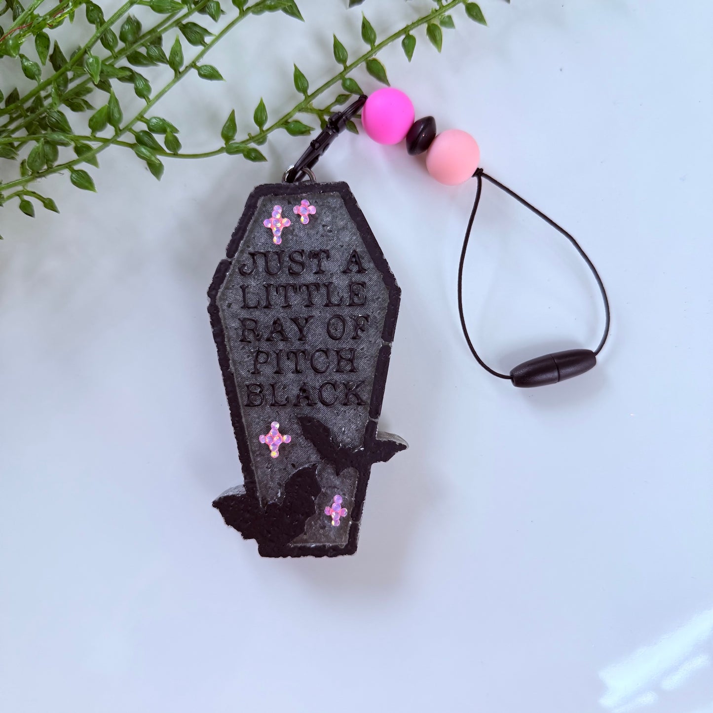 Just A Little Ray of Pitch Black Car Freshie