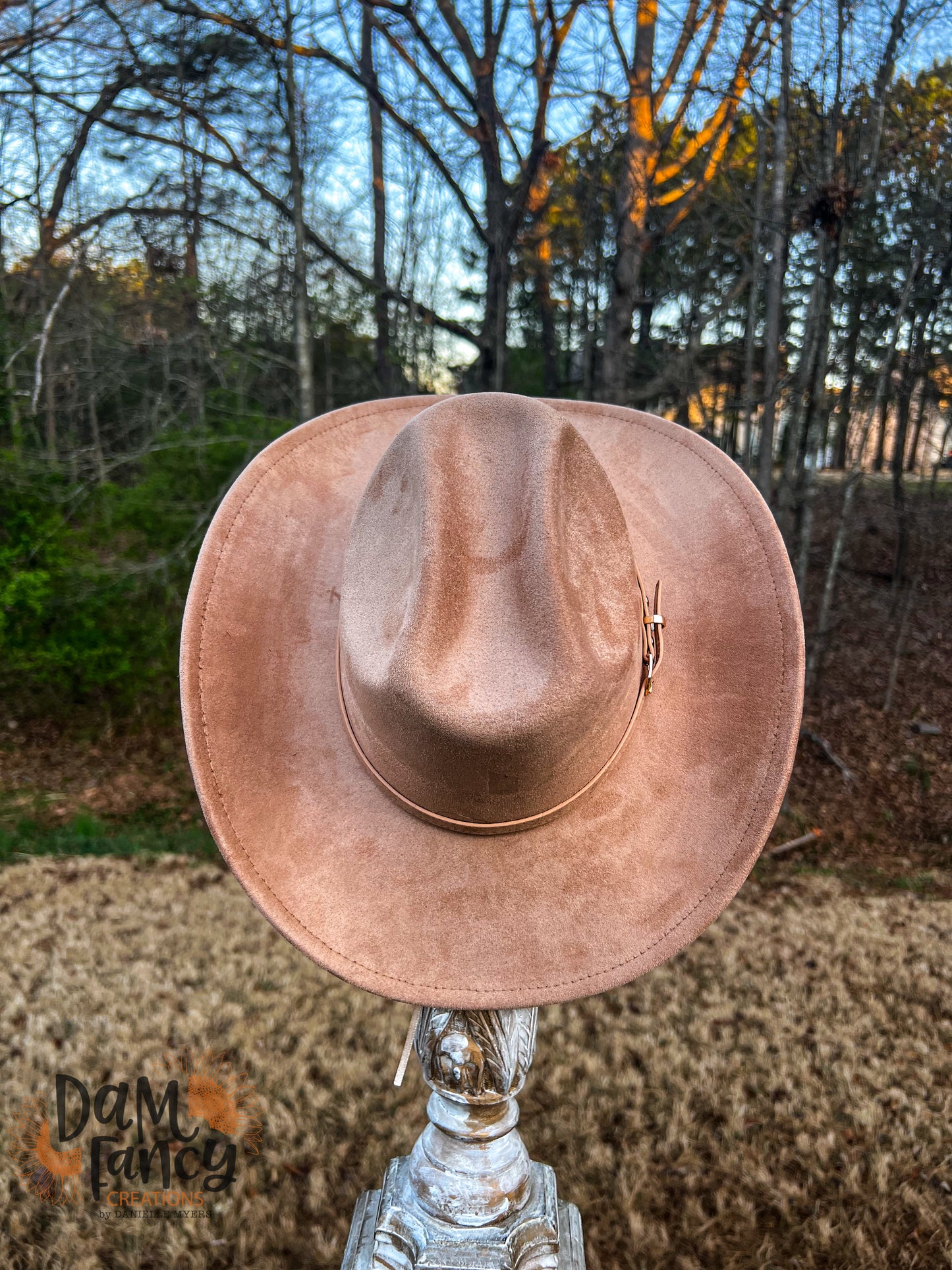 Tan Cattleman Style Cowboy Hat
