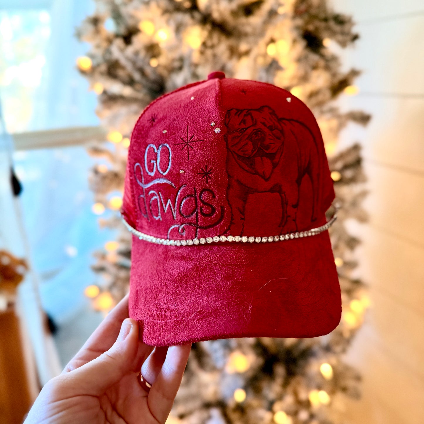 Red Go Dawgs trucker hat