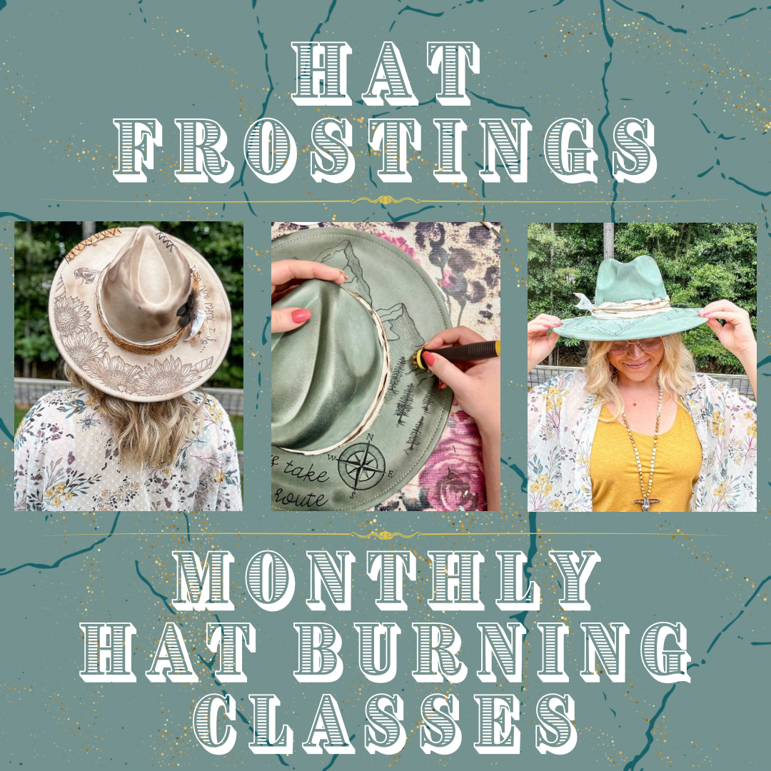 Hat Frostings Monthly Hat CLasses - Virtual