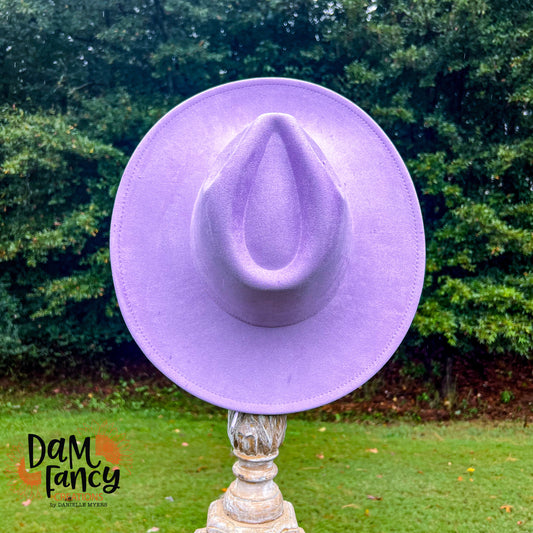 Light Purple Wide Brim