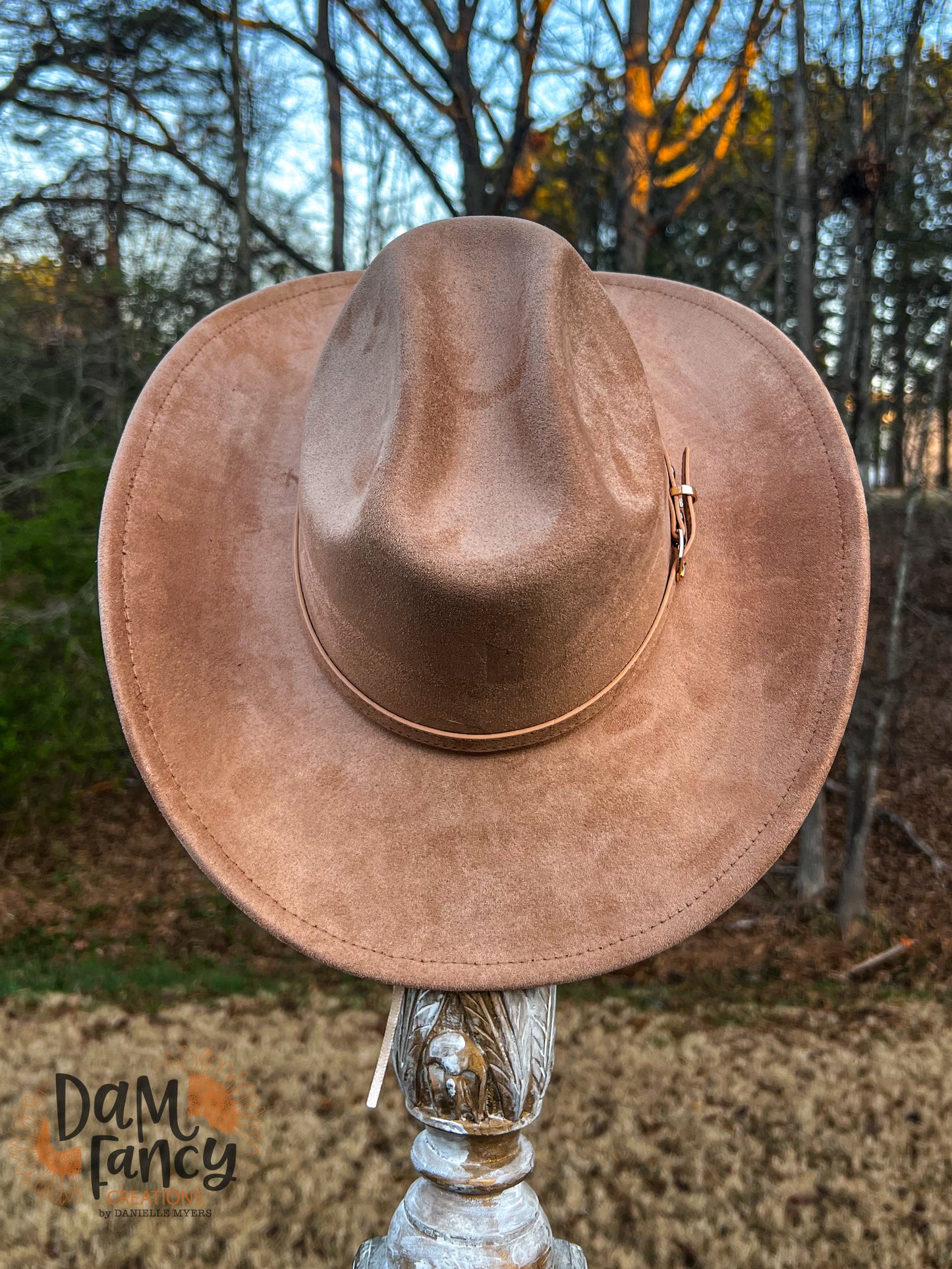 Tan Cattleman Style Cowboy Hat