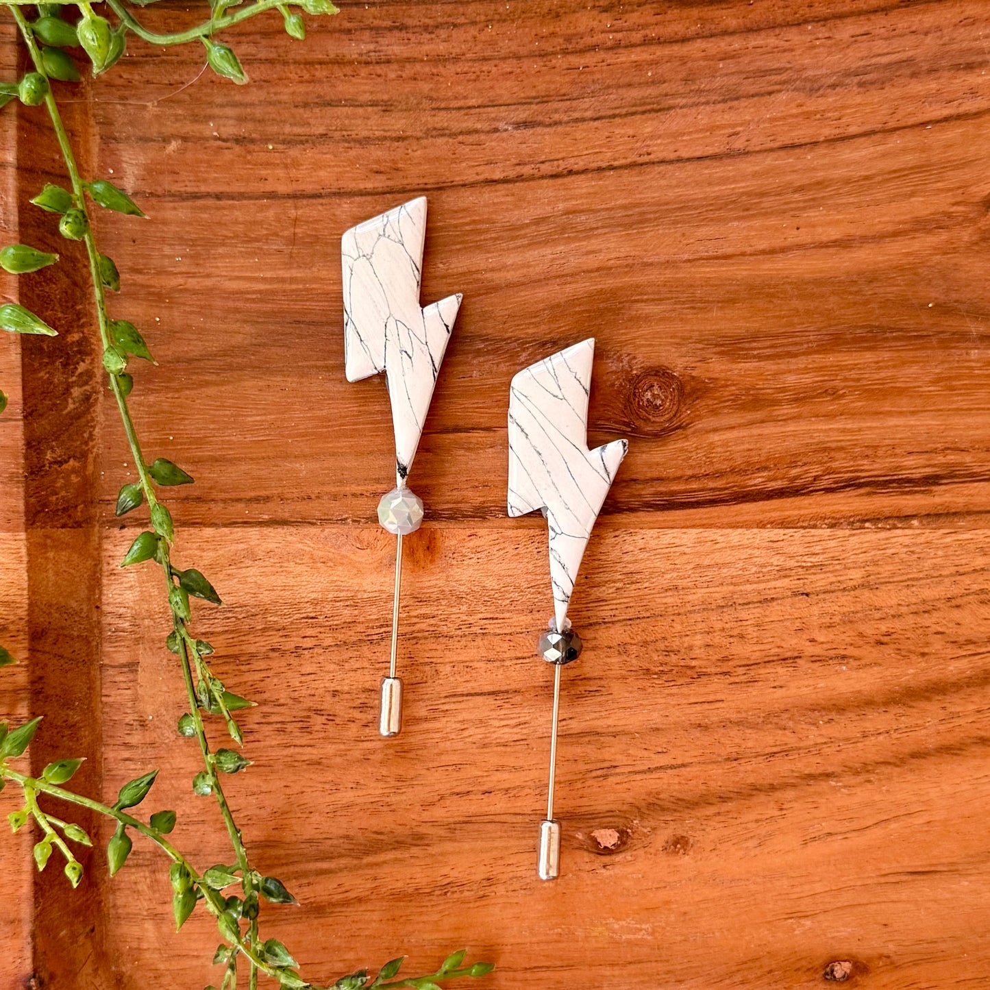 Wholesale  Howlite Style Hat Pins - 10pk