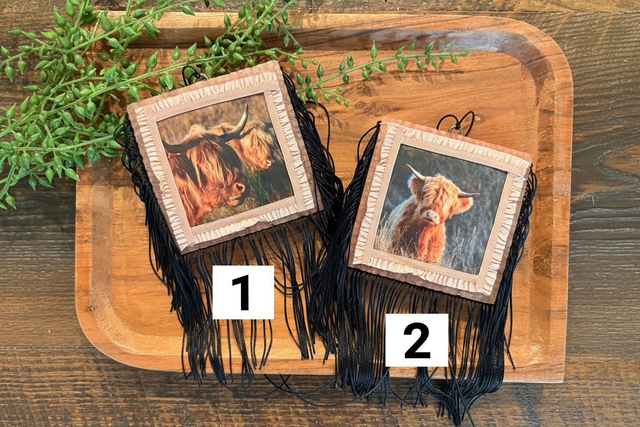 Wholesale Car Freshies- Highland Cow Themed (15 pk)