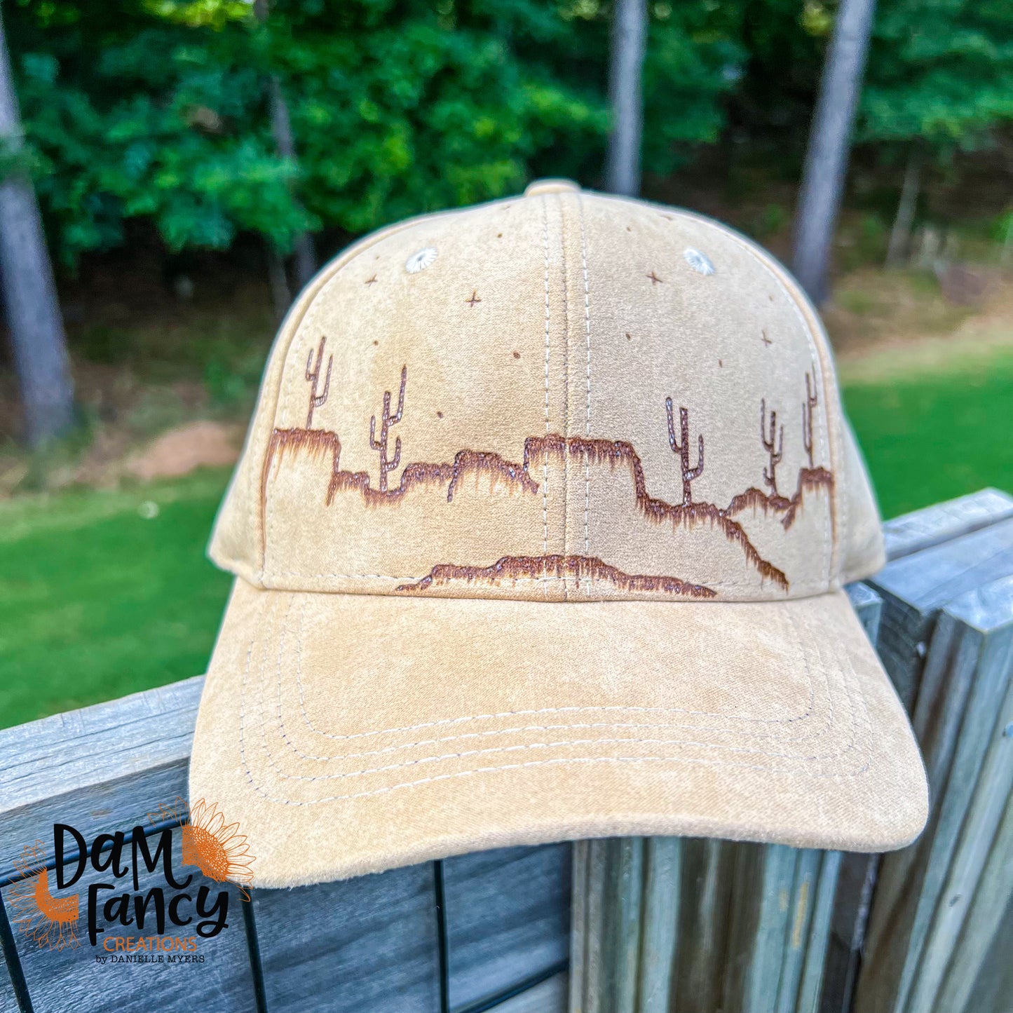 Desert Landscape Ball Cap- beige