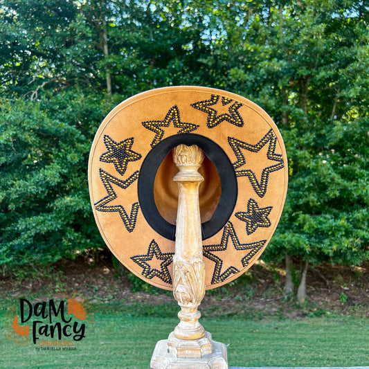 Rhinestone Stars Cowgirl Hat