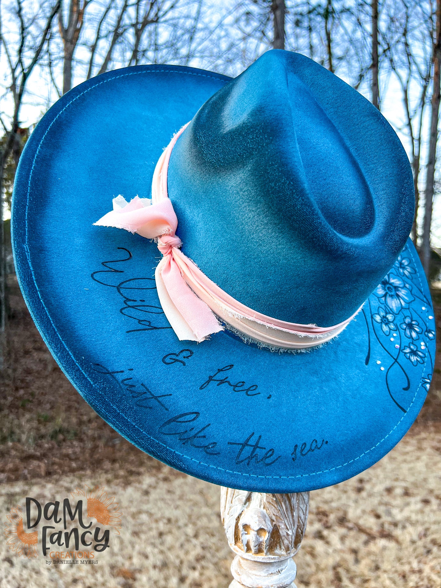 Floral Jellyfish Wide Brim