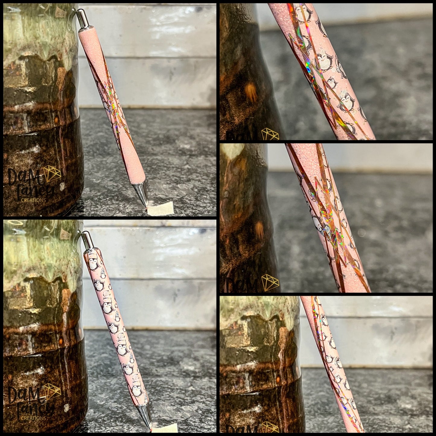 Pink Penguin Pen