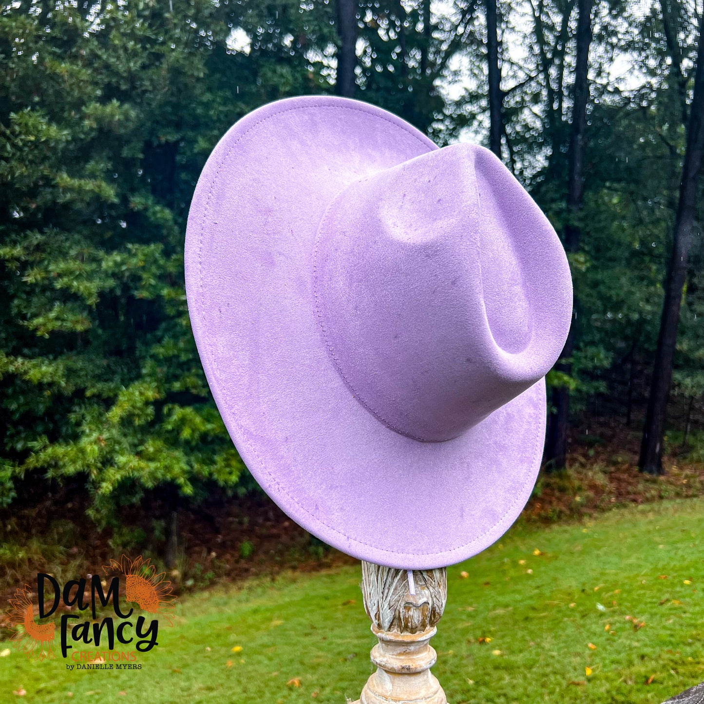 Light Purple Wide Brim