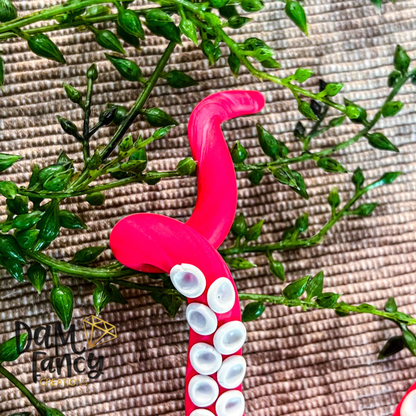 Hot Pink Shake Octopus legs- Botanical Buddy