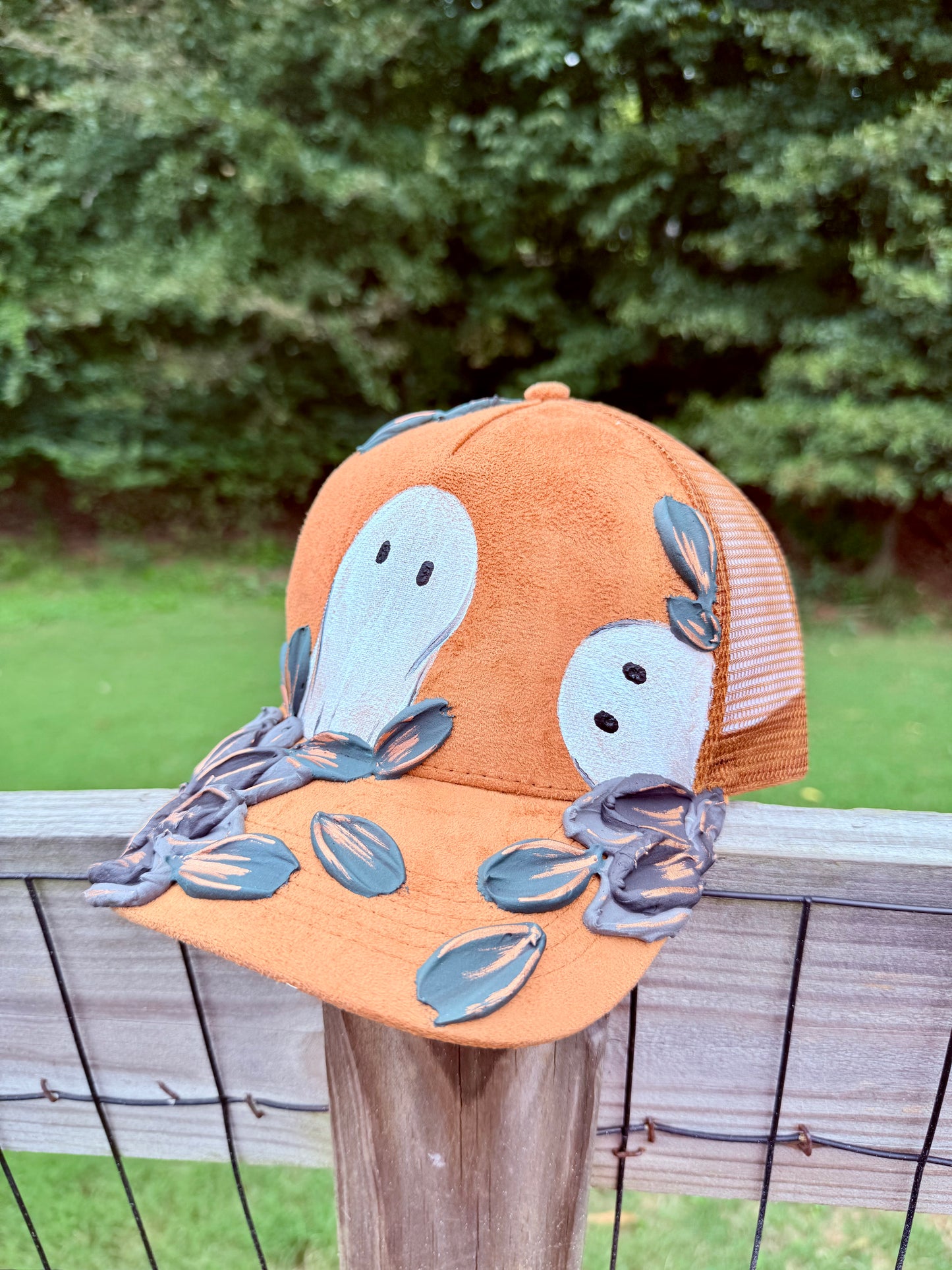 Camel 3D ghost trucker hat