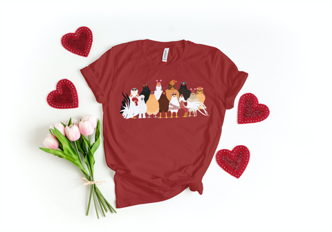 Valentine Chicken Shirt